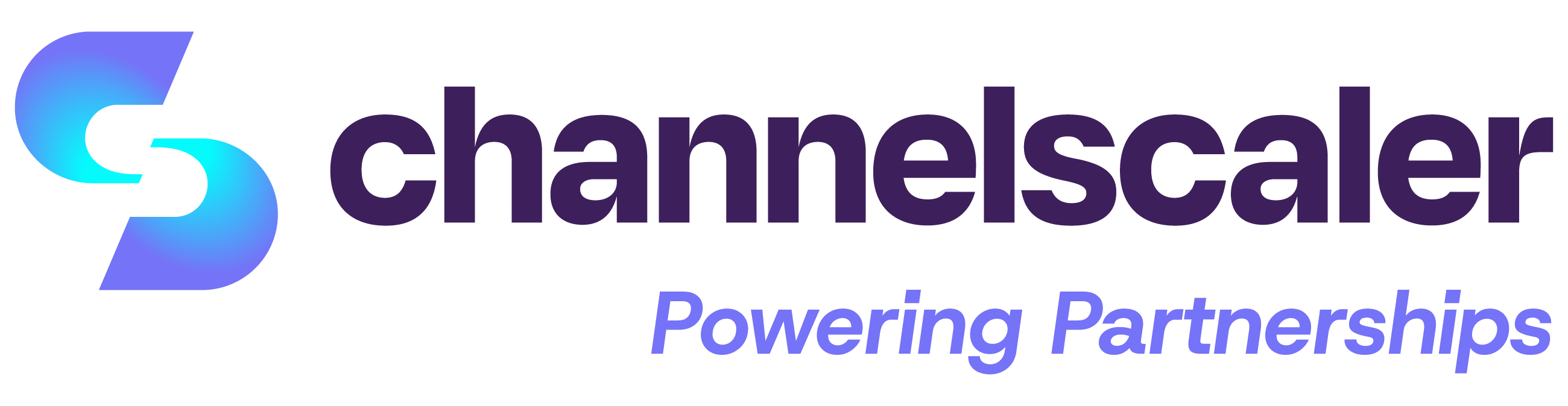 Channelscaler Logo Horizontal + Tagline Large ChannelScaler Logo